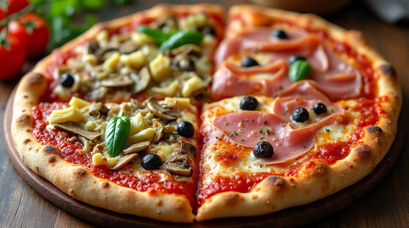 Pizza Quattro Stagioni: A Seasonal Delight