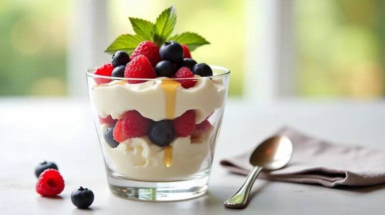 Healthy Cottage Cheese Breakfast Parfait"