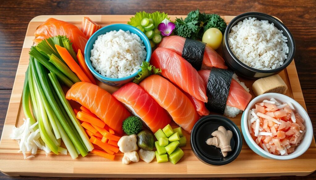 sushi ingredients